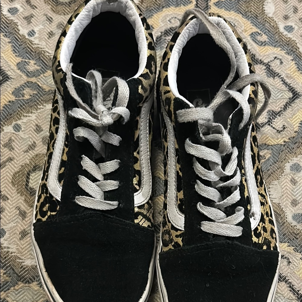 Vans Leopard Print Sneakers